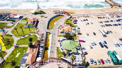 NAHARIYA, ISRAEL-MARCH 9, 2018: Aerial View. Nahariya is the ...