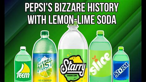 Pepsi's Bizarre History with Lemon Lime Soda - YouTube