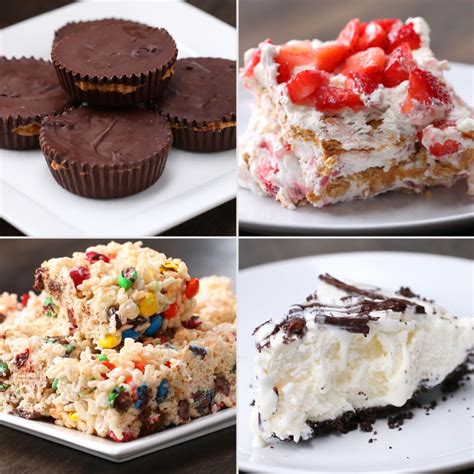 4 Easy 3-Ingredient No-Bake Desserts | Recipes