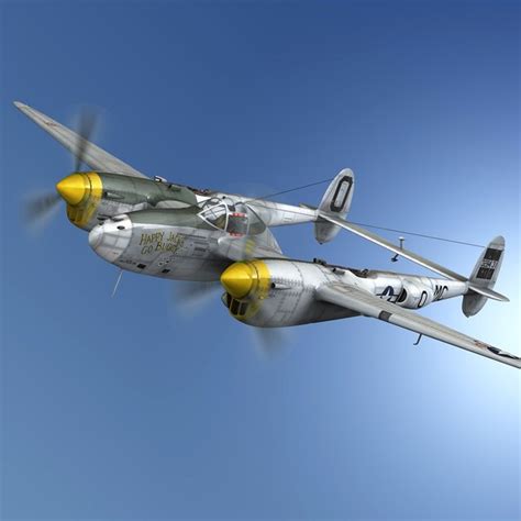 Lockheed P-38 Lightning 3D Models for Download | TurboSquid