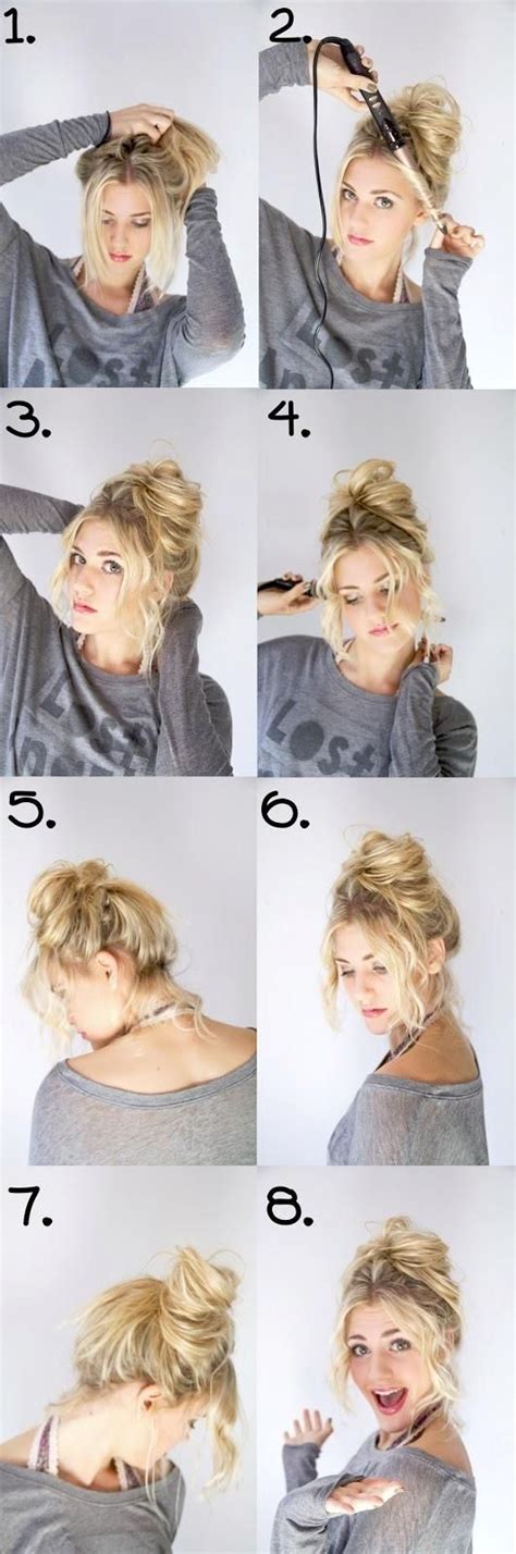 Messy Bun Step By Step Pictures, Photos, and Images for Facebook ...