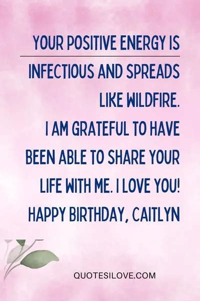 Happy Birthday Caitlyn Quotes and Wishes - Quotes I Love