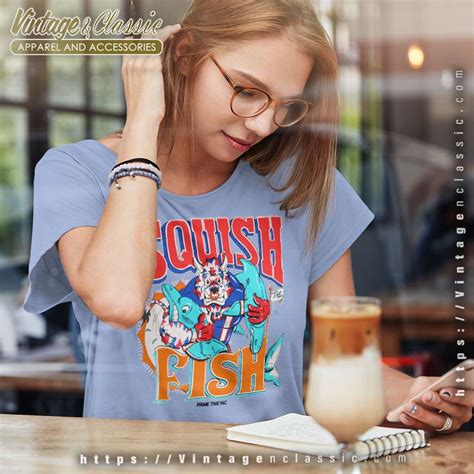 Vintage Buffalo Bills Squish The Fish Shirt 90s NFL Football Miami ...