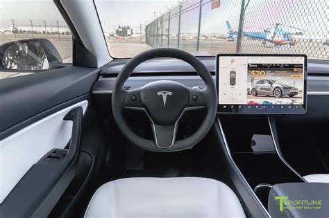 Tesla Model 3/Y Carbon Fiber Dash Panel - T Sportline - Tesla Model S, 3, X & Y Accessories