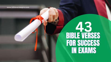 43 Bible Verses For Success In Exams - Bible Verses