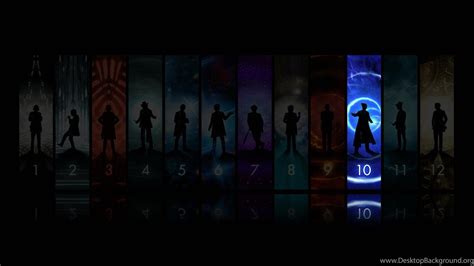 10th Doctor And Tardis Wallpaper