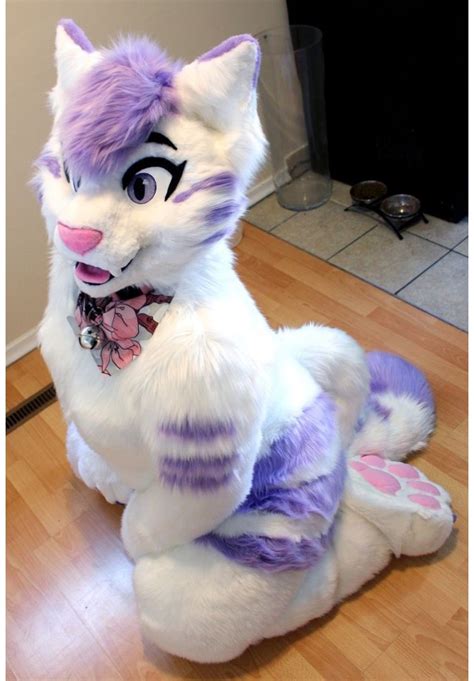 Cat Girl Realistic Fursuit Costume Mascot Costume