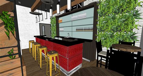 CZEN - Restaurant Interior Design Version 1 on Behance