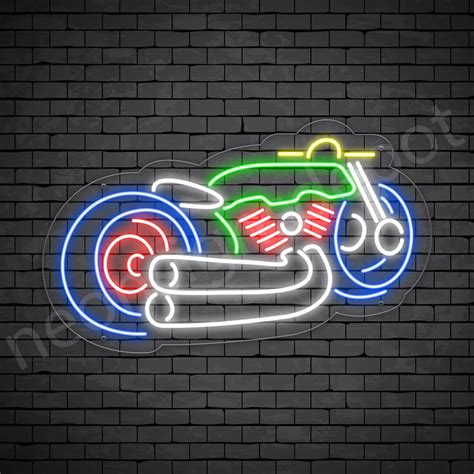 Motorcycle Neon Sign Harley Davidson - Neon Signs Depot