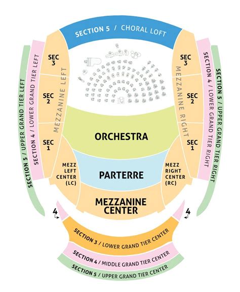 Awesome Kauffman Center Seating Chart with rows - Seating Chart