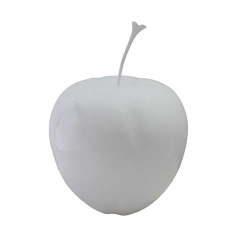 X-Large White Apple Table Decor | Apple table, Modern decor accessories ...