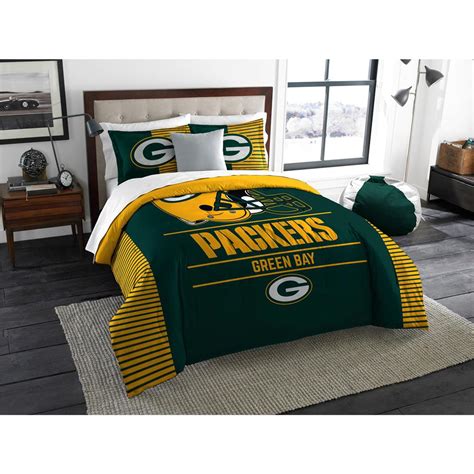 Green Bay Packers NFL Comforter Set w/Shams Officially Licensed Sports ...