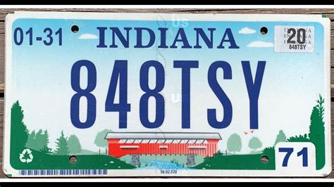 Indiana license plate design history 1981-Present day. - YouTube