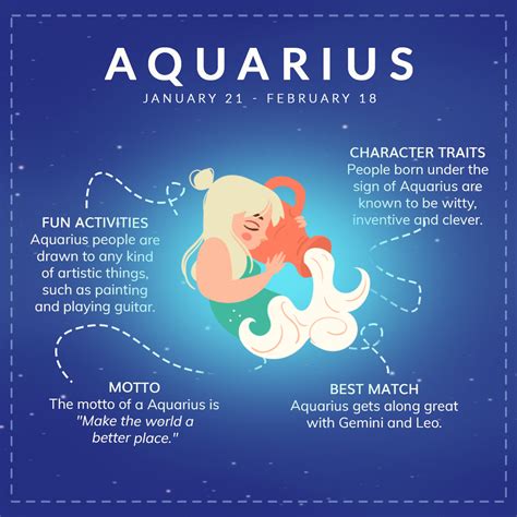 Aquarius Traits: Explore Fun Activities, Best Zodiac Match & Motto - Online Star Register