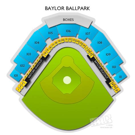 Baylor Ballpark Seating Chart | Vivid Seats