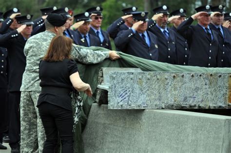 9/11 Steel beam, Rescorla statue unveiled | Article | The United States ...