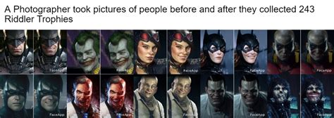 Arkham Knight Riddler Trophies Are Something Else : r/BatmanArkham