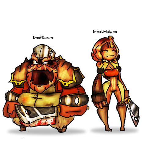 FoodFight: Beefbarians by Gafagear on deviantART