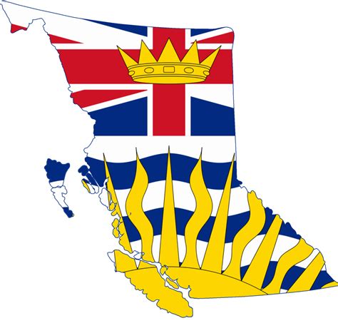 Flag map of British Columbia - Canada Photo (39566078) - Fanpop