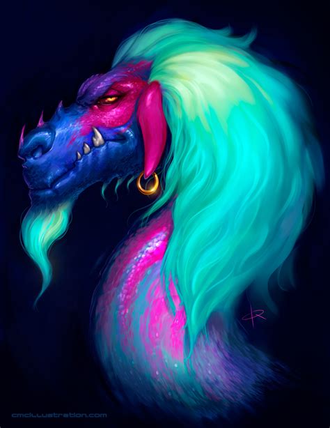 ArtStation - Neon Dragon