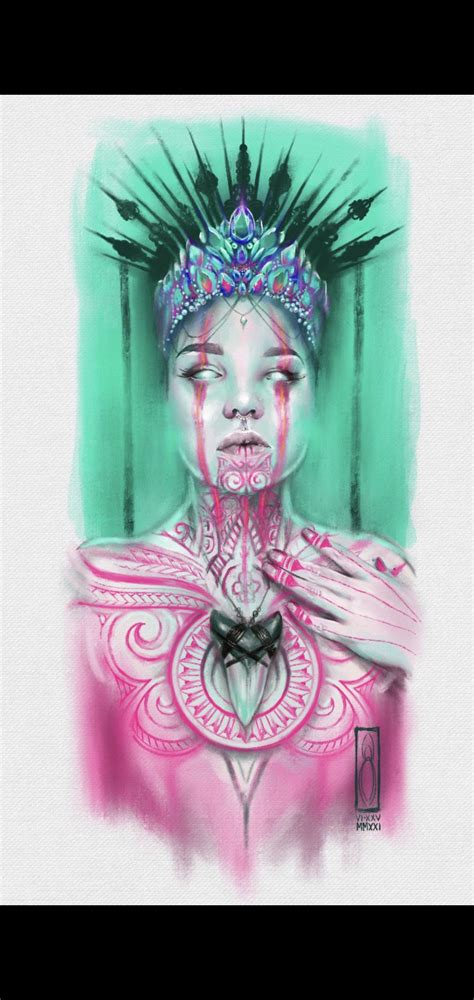 Shark Queen - Created by Artist Amber Silien @tatucreature | Artist, Neon signs, Neon