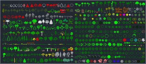 Trees and Plant CAD Block | | AutoCAD Free CAD Block Symbol And CAD Drawing