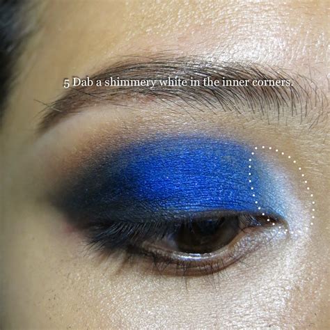 The Makeup Box: Sparkly Cobalt Blue Eye - with and without Freshlook Grey Colorblends