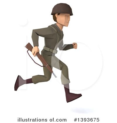 Army Soldier Clipart #1393675 - Illustration by Julos