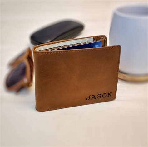 Personalized Wallet Engraved Wallet Mens Wallet Gift for - Etsy