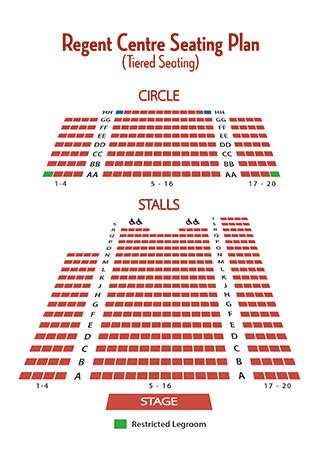 Regent Theatre Seating Chart: A Visual Reference of Charts | Chart Master