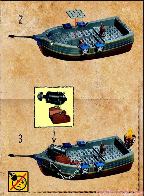 LEGO 7881 Duplo Pirate Ship Instructions and Parts List