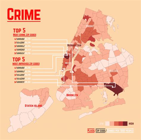 New York State Crime Map - Printable Map