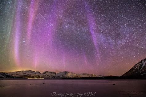 Purple Aurora and the Milky Way: Sky Scenes from Northern Norway ...