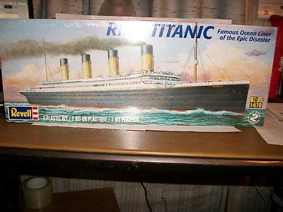 plastic ship model kit! RMS TITANIC!! PERFECT COND.!! SEALED!! MINT ...