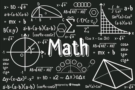 Premium Vector | Math background