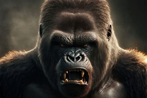 Angry Gorilla Wallpaper Hd