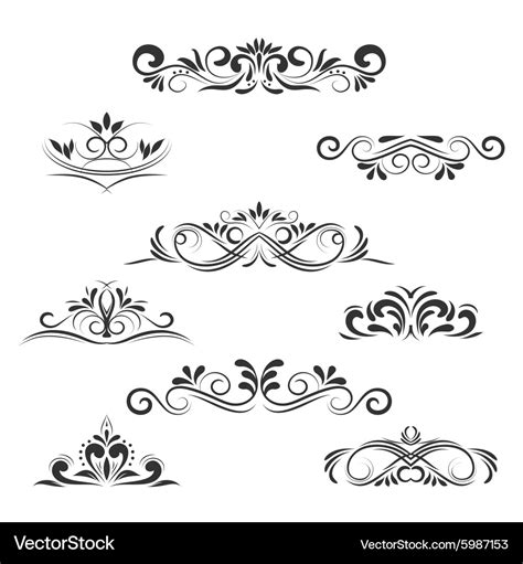 Vintage decorative elements Royalty Free Vector Image