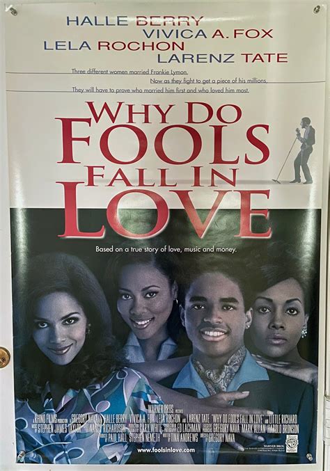 Why Do Fools Fall In Love 1998 Original Double Sided Movie | Etsy