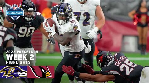 Baltimore Ravens vs. Arizona Cardinals Highlights | 2022 Preseason Week ...