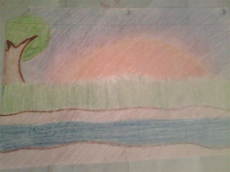 Crayon Sunset by ccbeartt56785 on DeviantArt