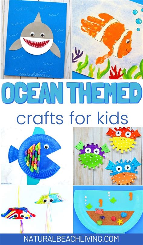 25+ Under the Sea Crafts for Kids - Awesome Ocean Themed Crafts - Natural Beach Living