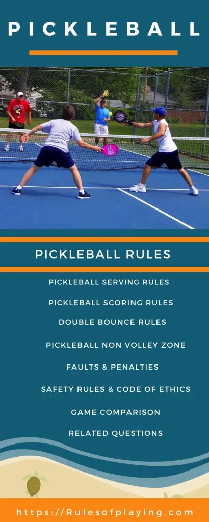 pickleball rules and scoring pdf | Rules of Playing