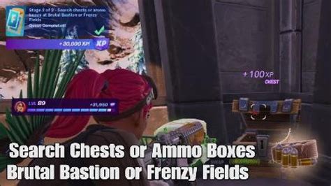 Search Chests or Ammo Boxes at Brutal Bastion or Frenzy Fields - Stage ...