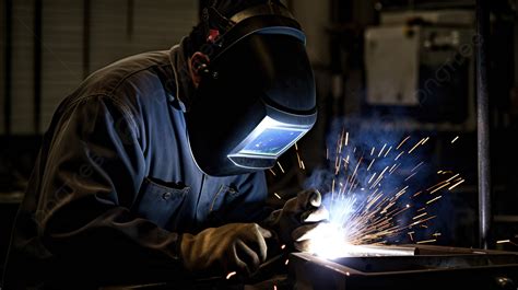 Person Welding Metal While Wearing Welding Mask Background, Pictures Of Welders Background Image ...