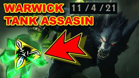 WARWICK TANK ASSASSIN - OP BUILD - LEAGUE OF LEGENDS - GAMEPLAY - YouTube