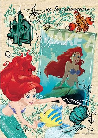 Disney Wood Puzzle Ariel & Friends 300pcs (182mm x 257mm) | HLJ.com