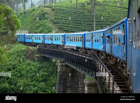 Sri Lanka, Central Province, Nuwara Eliya district, train from Nuwara ...