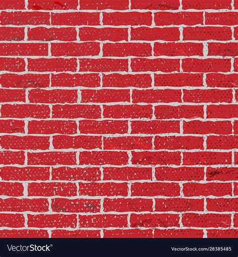 Red brick wall background old brick wall Vector Image