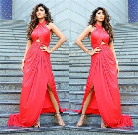 Shilpa Shetty | Cutout gown, Dresses, Formal dresses long