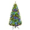 Costway 4 ft. Pre-Lit Artificial Christmas Tree with 100 LED Lights CM20677 - The Home Depot